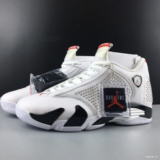 Rep Onekick BV7630-106 White Retro Jordan 14 Air 0618